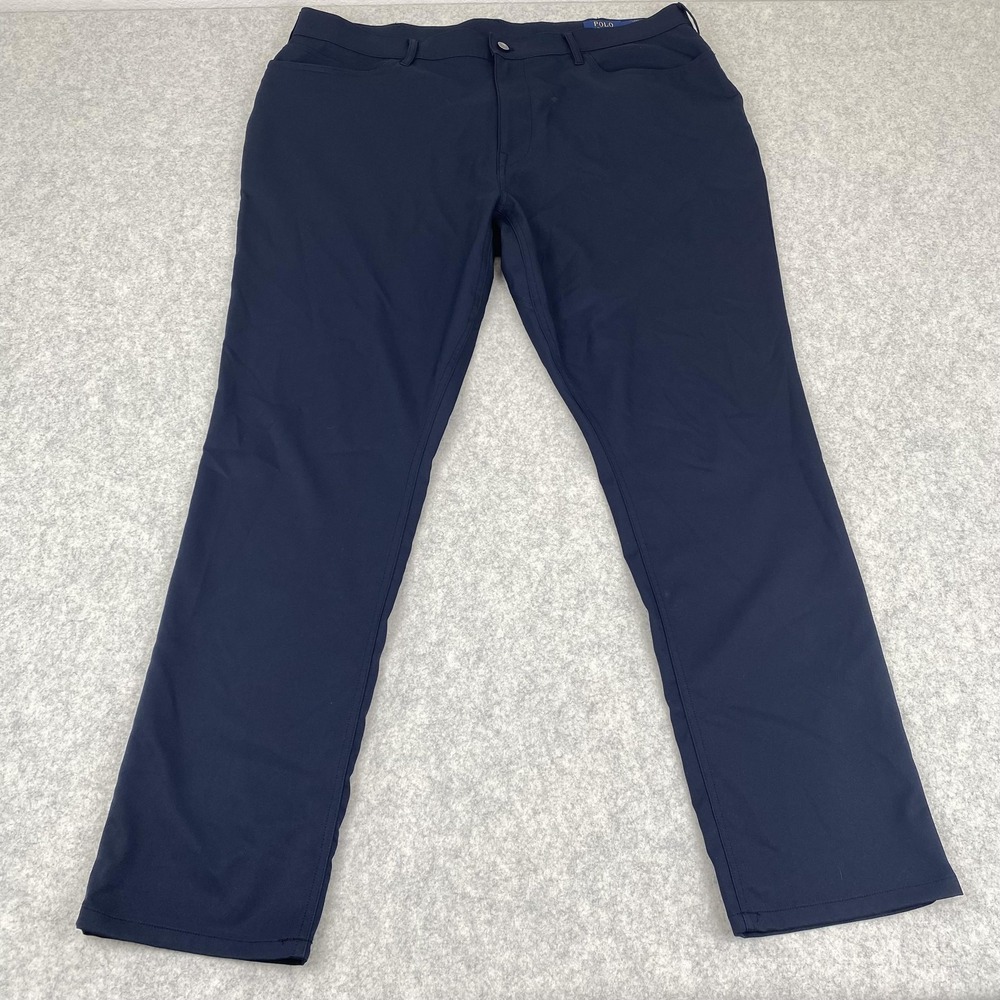 Polo Ralph Lauren Mens Performance Prospect Chino Pants Navy 40x32 (42x31)